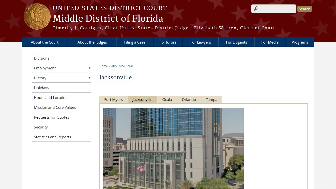 Jacksonville | Middle District of Florida | United States District Court